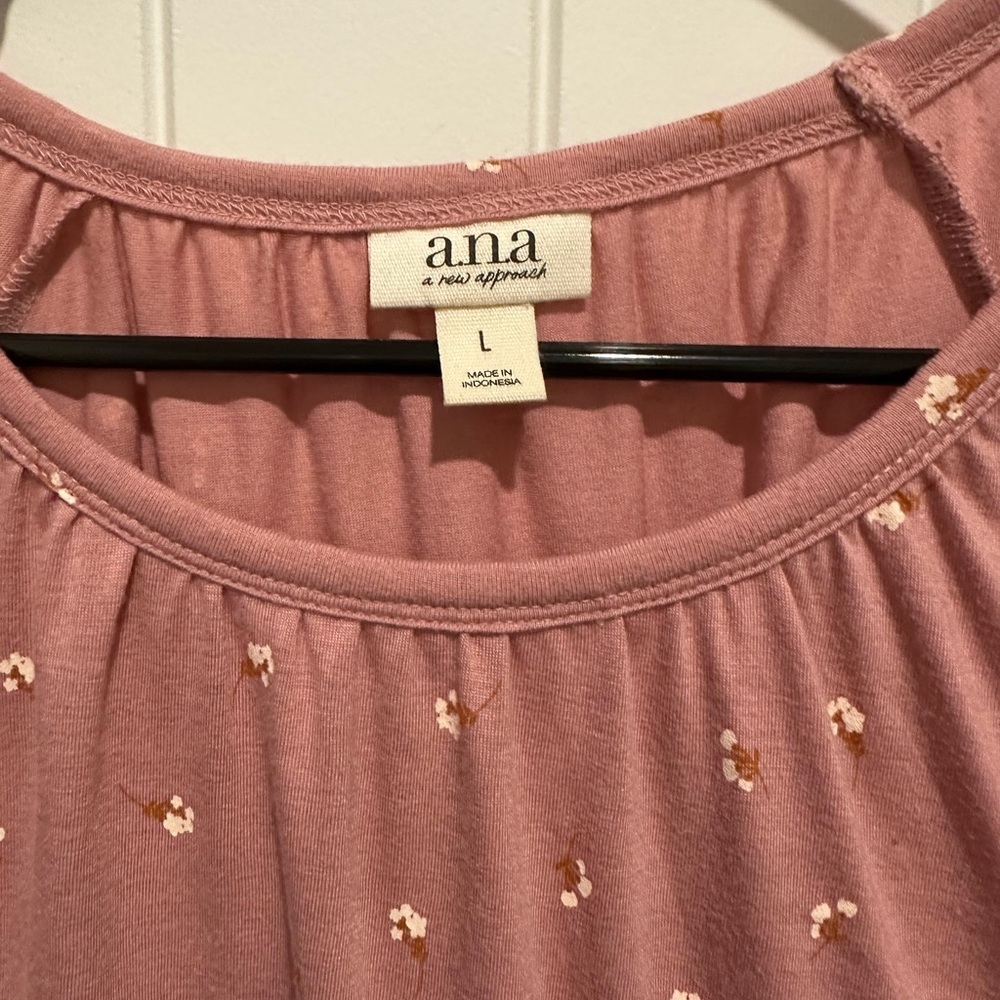 Ana Pink Floral Top